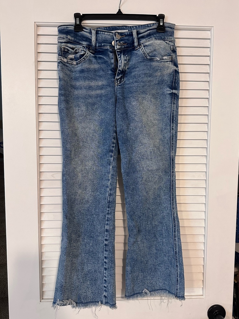 Flying Monkey Light Wash High-Rise Flare Jeans